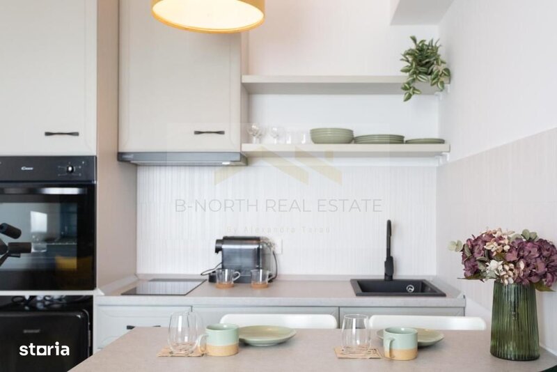 Garsoniera de inchiriat moderna, cladire renovata, facilitati premium