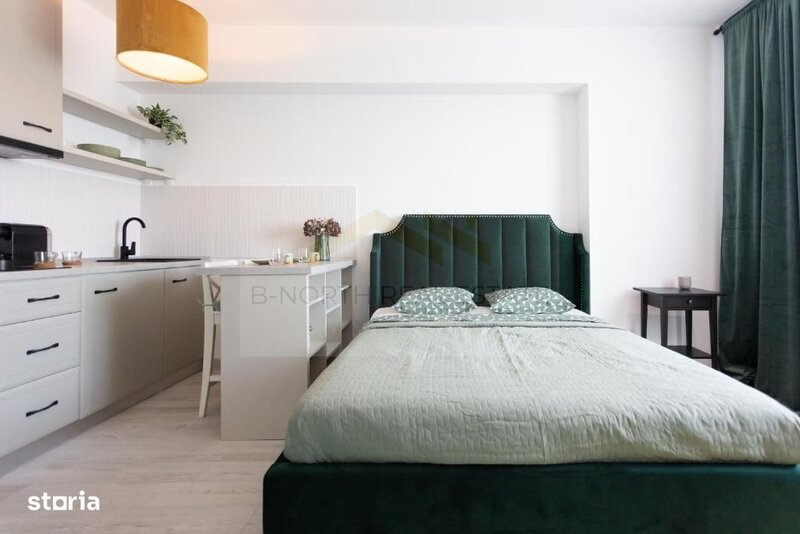 Garsoniera de inchiriat moderna, cladire renovata, facilitati premium