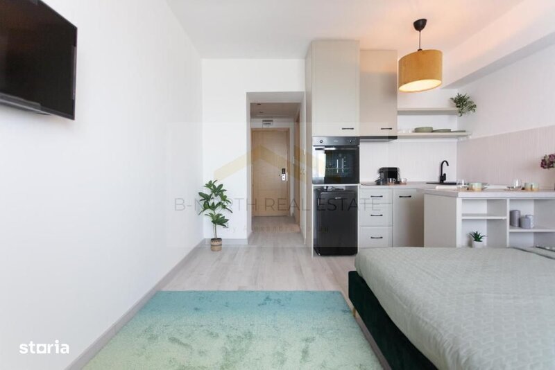 Garsoniera de inchiriat moderna, cladire renovata, facilitati premium